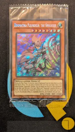 CH01-EN015 Dogmatika Fleurdelis, the Knighted Alt Art Secret Rare YuGiOh Sealed - Image 1