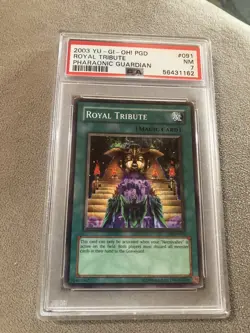 2003 Yu-Gi-Oh! Royal Tribute PGD #091 PSA 7 - Image 1