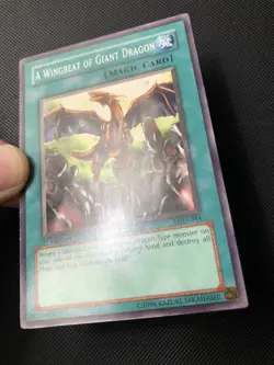 Yugioh! A Wingbeat of Giant Dragon - LOD-044 - 1st Edition NA English Vintage - Image 3