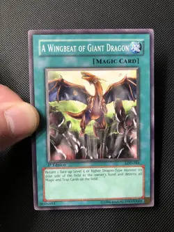 Yugioh! A Wingbeat of Giant Dragon - LOD-044 - 1st Edition NA English Vintage - Image 4