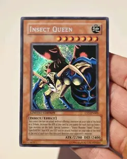 Yugioh Insect Queen CT1-EN005 Secret Rare LP - Image 3