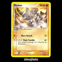 Rhydon 19/106 - 2005 EX Emerald Rare - Pokemon Card NM - Image 1