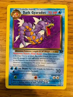 Dark Gyarados (25/82) Non Holo Team Rocket Set Rare Pokemon Card! FREE P&P! - Image 4