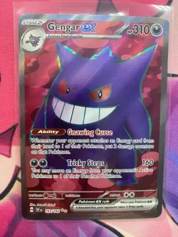 Gengar ex 193/162 Ultra Rare Temporal Forces Pokemon NM Card - Image 1
