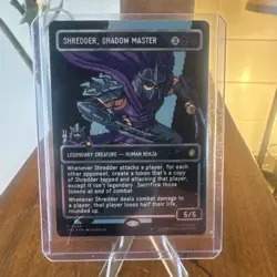 Shredder, Shadow Master Legendary Creature Black 5/5 MTG Commander TMNT 0088 - Image 1
