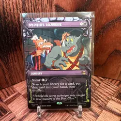 Splinter's Technique (Showcase) Teenage Mutant Ninja Turtles MTG Foil Near Mint - Image 1