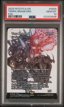 PSA 10 GEM MINT Terra Branford Foil Final Fantasy Magic The Gathering - Image 1