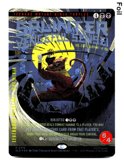 Splinter Vengeful Sensei (2374) - FOIL - [Secret Lair Drop] MTG SLD TMNT NM 💀 - Image 1