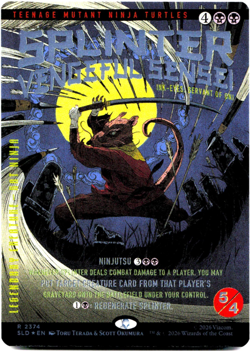 Splinter Vengeful Sensei (2374) - FOIL - [Secret Lair Drop] MTG SLD TMNT NM 💀 - Image 2