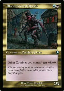 X 1 Bladestitched Skaab NM-M Retro Frame Innistrad Remastered 426 MTG Magic - Image 1