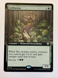 Jubilation (Extended Art) 0037 (R) MTG Commander Lorwyn Eclipsed (ECC) - Image 1