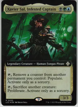 MTG TCG Xavier Sal, Infested Captain (Extended Art) R Lost Caverns of Ixalan 33 - Image 1