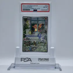 2023 Pokemon SVP EN Obsidian Flames PC ETB #044 Charmander PSA 8 - Image 1