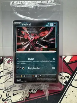 Pokemon TCG Yveltal 088/132 - English Mega evolution Stamped Promo Card Sealed - Image 1