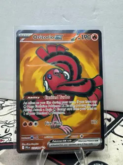 Pokemon TCG Oricorio 110/094 Ultra Rare Full Art – Phantasmal Flames – NM - Image 1