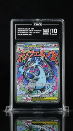 Mega Charizard X ex 2025 Pokemon Black Star Promo TAG 10 #023 - Image 1