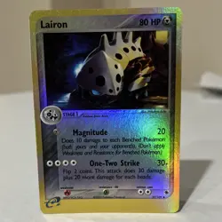 Pokemon Lairon EX Ruby & Sapphire Reverse Holo Uncommon 37/109 80 HP English - Image 1