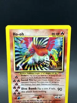 Ho-oh 7/64 Neo Revelation Holo Rare Pokemon Card - Image 2