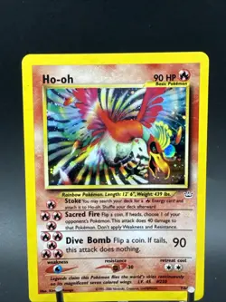 Ho-oh 7/64 Neo Revelation Holo Rare Pokemon Card - Image 3