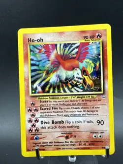 Ho-oh 7/64 Neo Revelation Holo Rare Pokemon Card - Image 4
