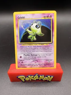 Celebi Holo Rare 3/64 Neo Revelation 2001 WOTC Pokemon TCG LP/NM - Image 1