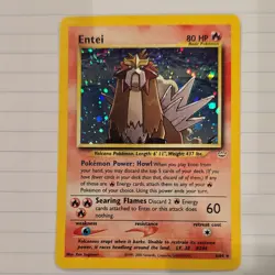 Pokemon Entei Neo Revelation Unlimited 06/64 Basic Holo Rare 80 HP Nintendo - Image 1