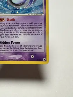 Unown (D) D/28 Unseen Forces Holo Rare Lightly Played Pokemon Vintage 2005 - Image 4