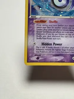 Unown (D) D/28 Unseen Forces Holo Rare Lightly Played Pokemon Vintage 2005 - Image 5