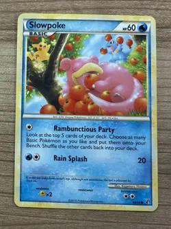Slowpoke 66/90 Undaunted Common Basic 2010 HP 60 Pokemon Card - Image 1