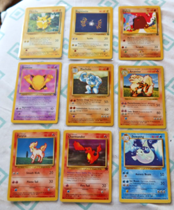 LOT Vintage Pokemon Cards Base SET 1999 WOTC Collection Pikachu Charmander RARE - Image 1