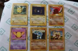 LOT Vintage Pokemon Cards Base SET 1999 WOTC Collection Pikachu Charmander RARE - Image 2
