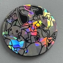 Pokemon TCG Battle Academy Charizard Pikachu Mewtwo Jumbo Coin - Image 1