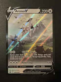 Arceus V SWSH204 Sword & Shield Promo Pokemon Card Holo - Image 1