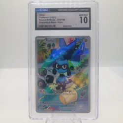 Pokemon TCG Riolu 215/198 Scarlet & Violet Base Illustration Rare Card - Image 1