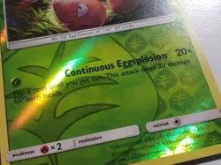 REVERSE HOLO Exeggcute 1/156 - Ultra Prism Pokemon Card - kawayoo Art - Image 3