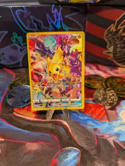 Pikachu (Secret) 160/159 Secret Rare Crown Zenith Pokemon TCG - NM Off Center - Image 1