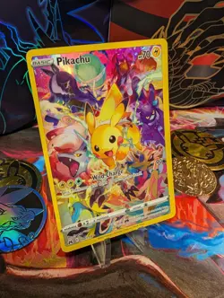 Pikachu (Secret) 160/159 Secret Rare Crown Zenith Pokemon TCG - NM Off Center - Image 3