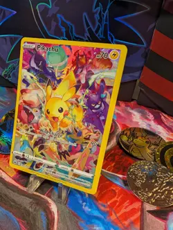 Pikachu (Secret) 160/159 Secret Rare Crown Zenith Pokemon TCG - NM Off Center - Image 4
