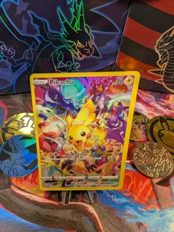 Pikachu (Secret) 160/159 Secret Rare Crown Zenith Pokemon TCG - NM Off Center - Image 5