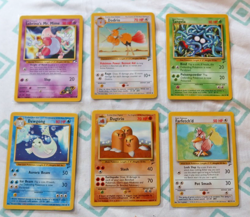 LOT Vintage Pokemon Cards Base SET Original 1999 WOTC Collection Tangela Dodrio - Image 1