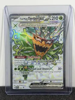 Teal Mask Ogerpon ex 190/167 Twilight Masquerade Full Art Pokemon TCG NM/MINT - Image 1