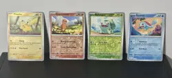 Costco 151 Mini Tin Promo Cards Cosmo Foil 4x Card Set Pokemon TCG Near Mint - Image 1