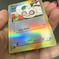 Pokemon Slakoth 80/100 Sandstorm Reverse Holo 2003 Vintage - Image 2