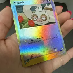Pokemon Slakoth 80/100 Sandstorm Reverse Holo 2003 Vintage - Image 4
