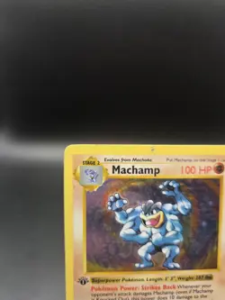 Machamp Shadowless 8/102 Base Set 1st Edition WOTC Pokemon Card - MP/HP - Image 2