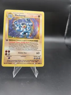 Machamp Shadowless 8/102 Base Set 1st Edition WOTC Pokemon Card - MP/HP - Image 4