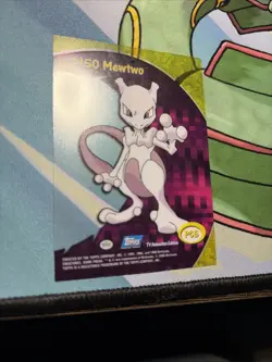 Topps Pokemon Mewtwo #150 PC5 Clear Card NM - Image 4