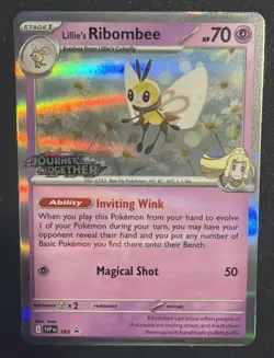 Lillie’s Ribombee -SVP 183 – Journey T. – B&B - Prerelease - SINGLE PROMO CARD - Image 1
