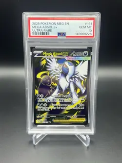MEGA ABSOL EX #161 PSA 10 2025 POKEMON MEG EN-MEGA EVOLUTION ULTRA RARE - Image 1