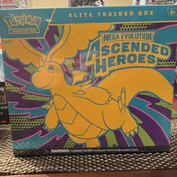 Pokemon Mega Evolution Ascended Heroes Elite Trainer Box English - Image 1